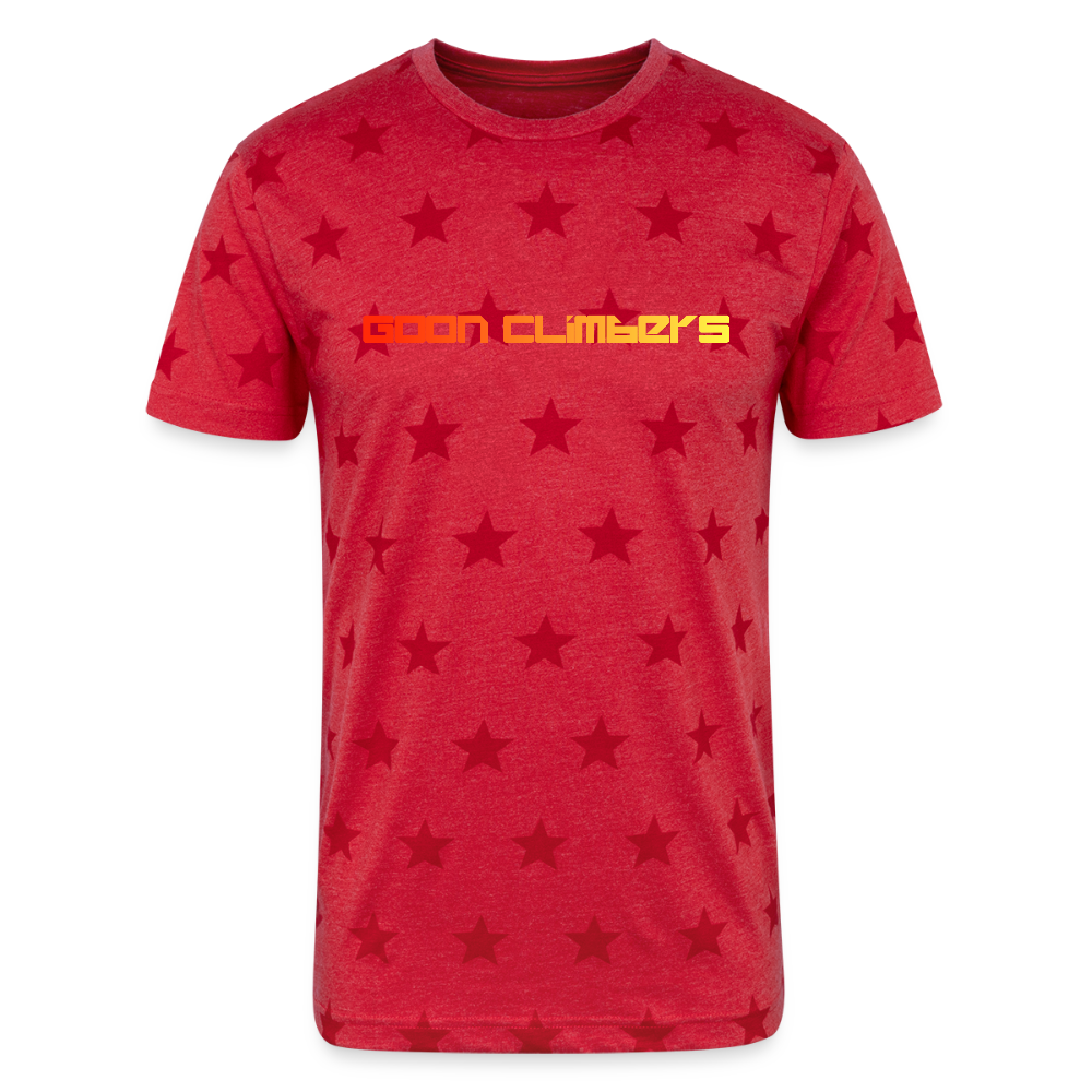 Goon Climber Star Printed T-Shirt - red star