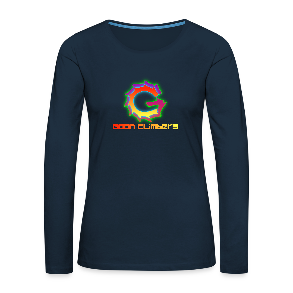 Goon Climber Women's Premium Long Sleeve T-Shirt - deep navy