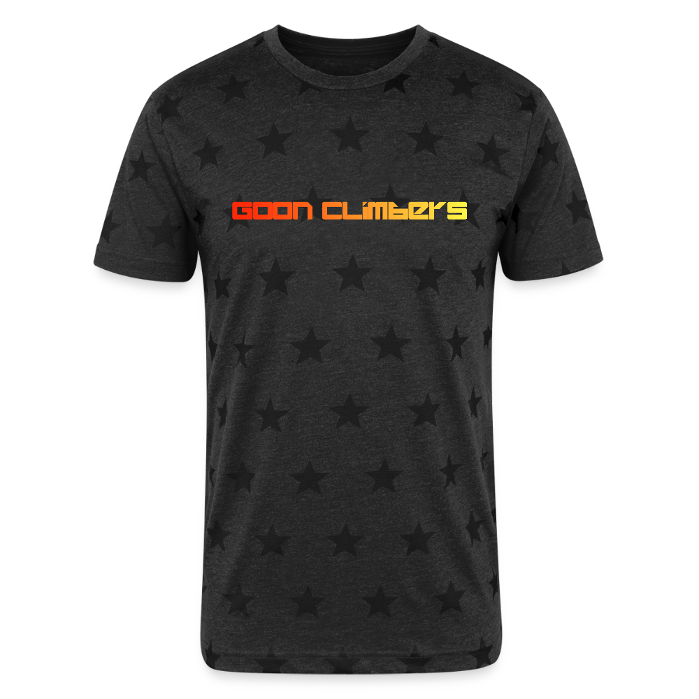 Goon Climber Star Printed T-Shirt - charcoal star