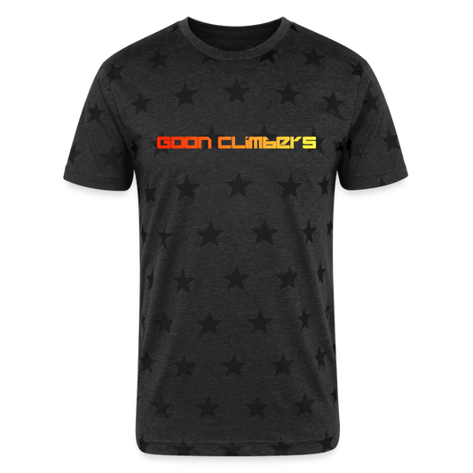 Goon Climber Star Printed T-Shirt - charcoal star