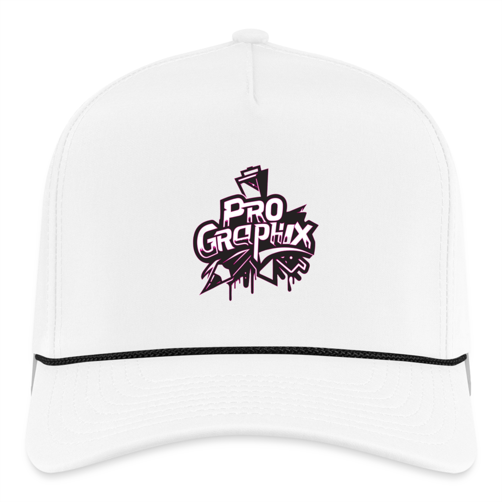 Pro Graphix Rope Cap - white/black