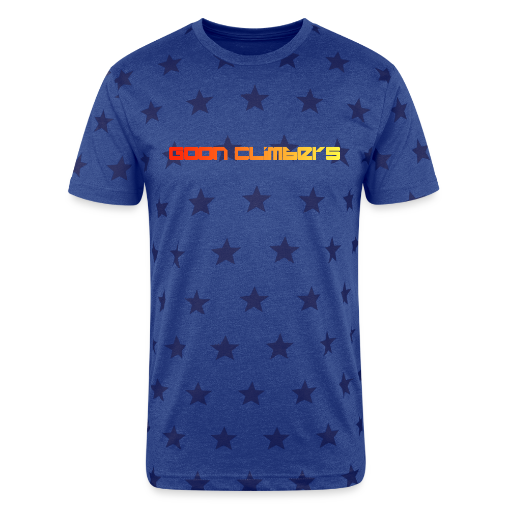 Goon Climber Star Printed T-Shirt - royal star