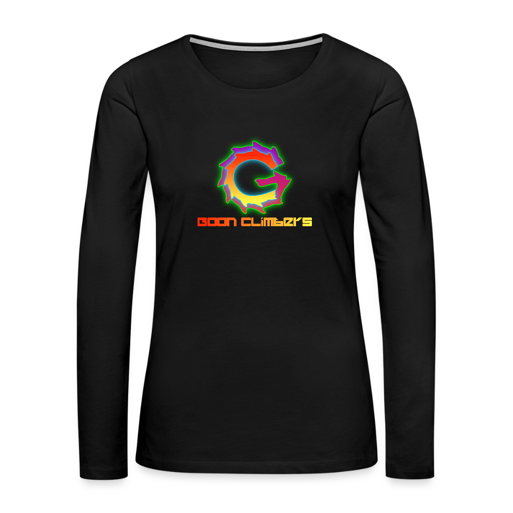 Goon Climber Women's Premium Long Sleeve T-Shirt - black