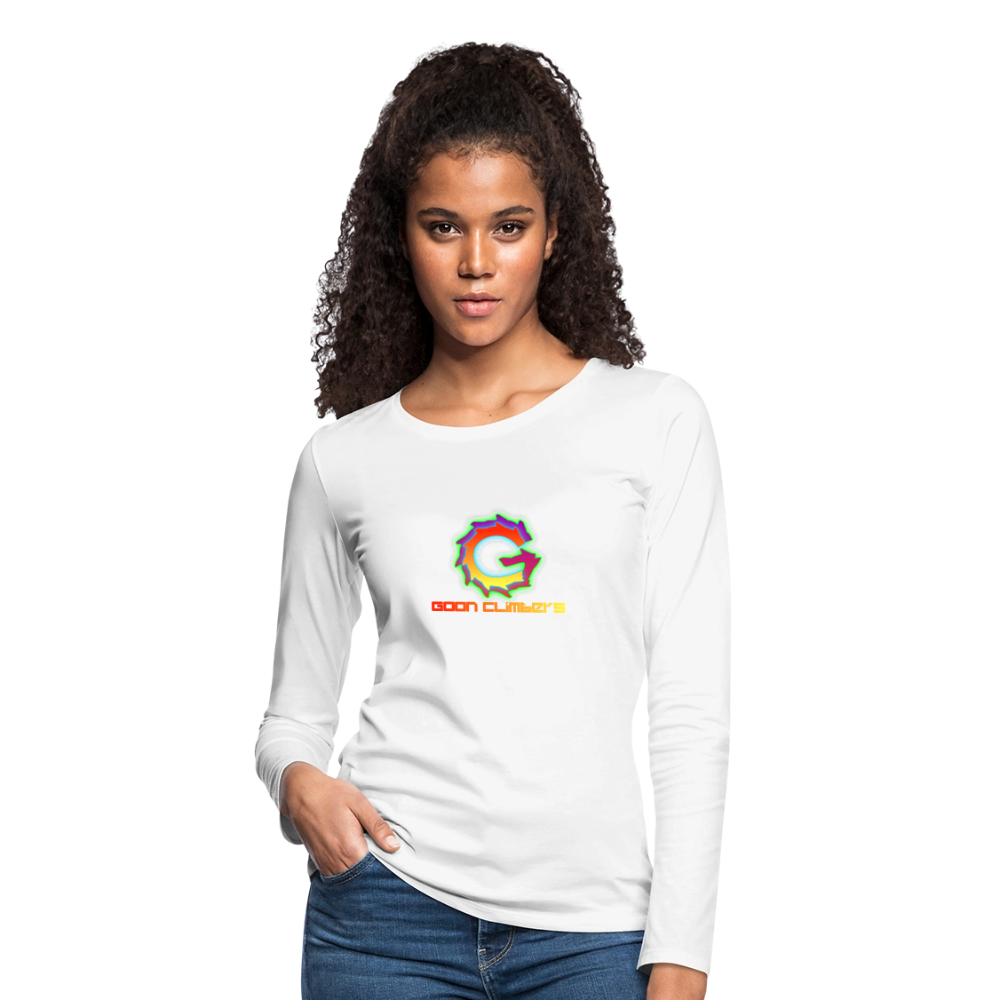 Goon Climber Women's Premium Long Sleeve T-Shirt - white