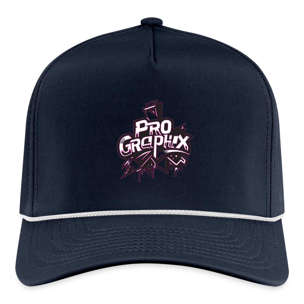 Pro Graphix Rope Cap - navy/white