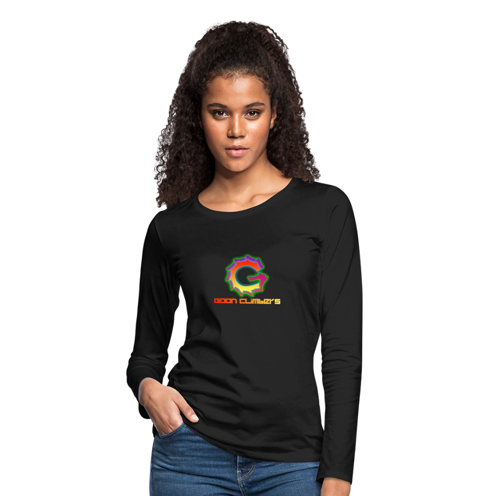 Goon Climber Women's Premium Long Sleeve T-Shirt - black