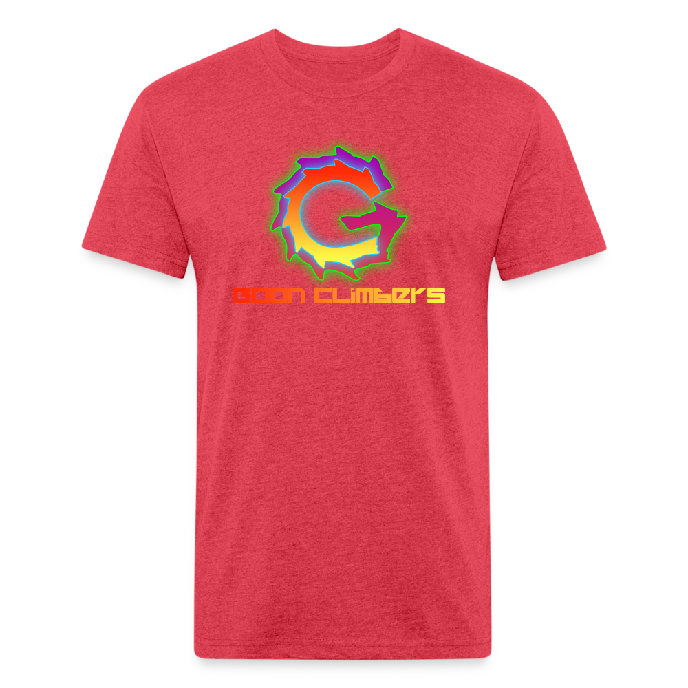 Goon Climber Fitted Cotton/Poly T-Shirt - heather red