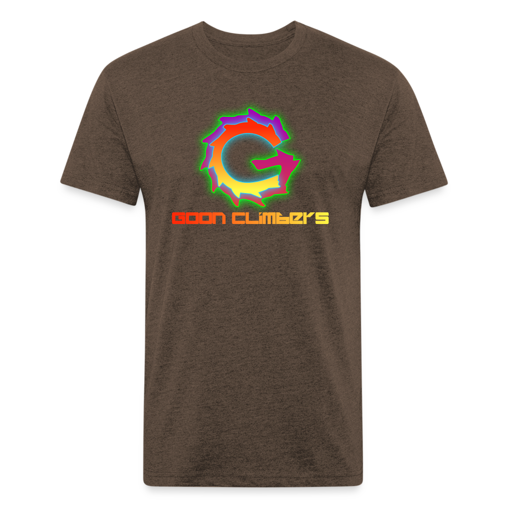 Goon Climber Fitted Cotton/Poly T-Shirt - heather espresso
