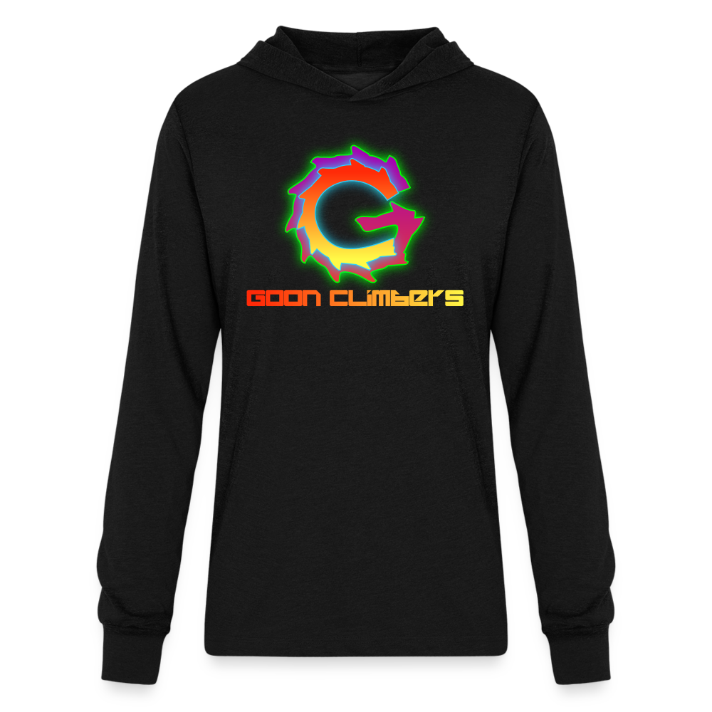 Goon Climber Long Sleeve Hoodie Shirt - black