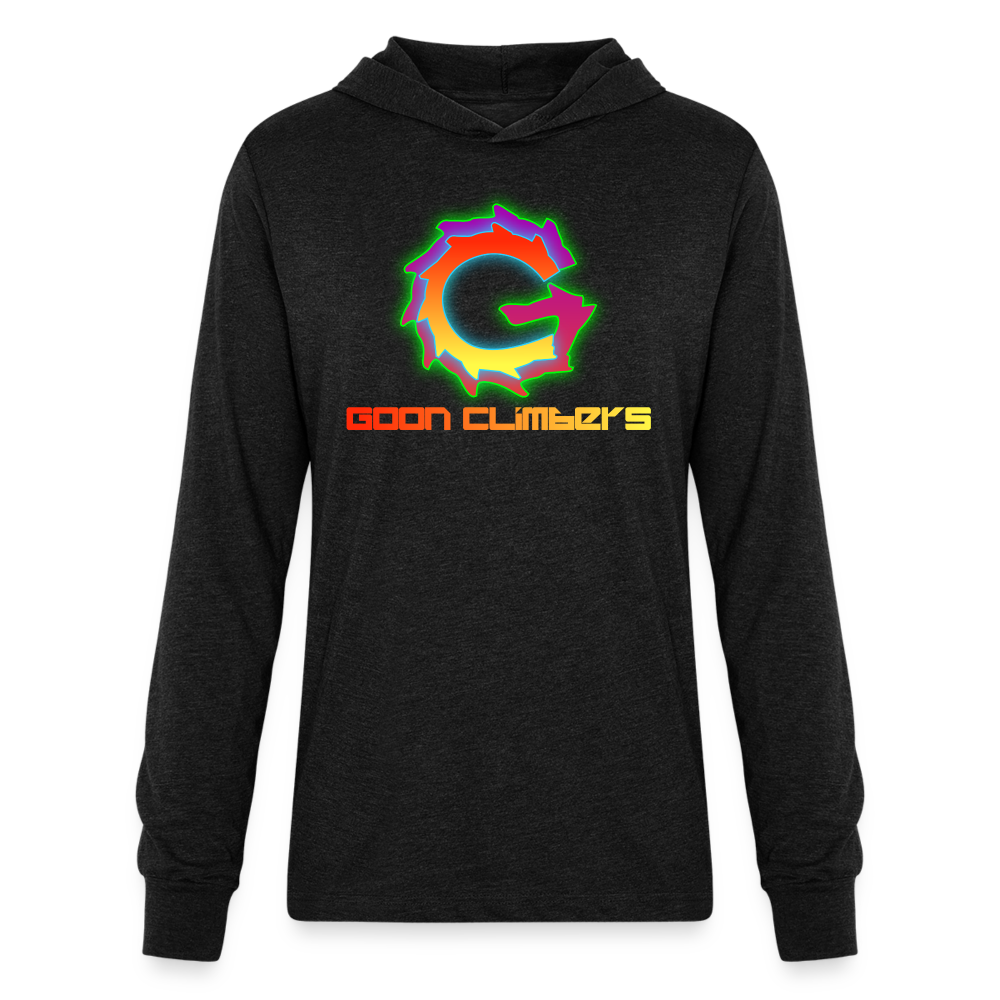 Goon Climber Long Sleeve Hoodie Shirt - heather black