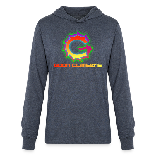 Goon Climber Long Sleeve Hoodie Shirt - heather navy