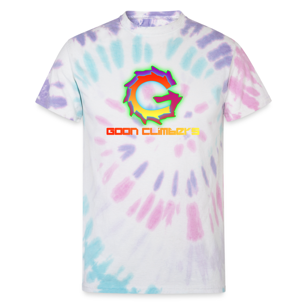 Goon Climber Tie Dye T-Shirt - Pastel Spiral