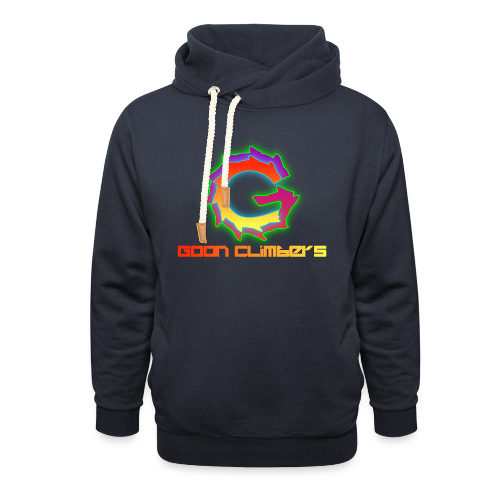 Goon Climber Collar Hoodie - navy