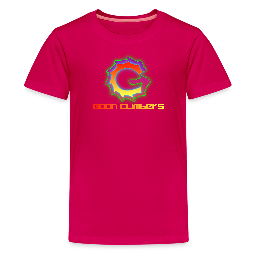 Kids' Goon Climber T-Shirt - dark pink