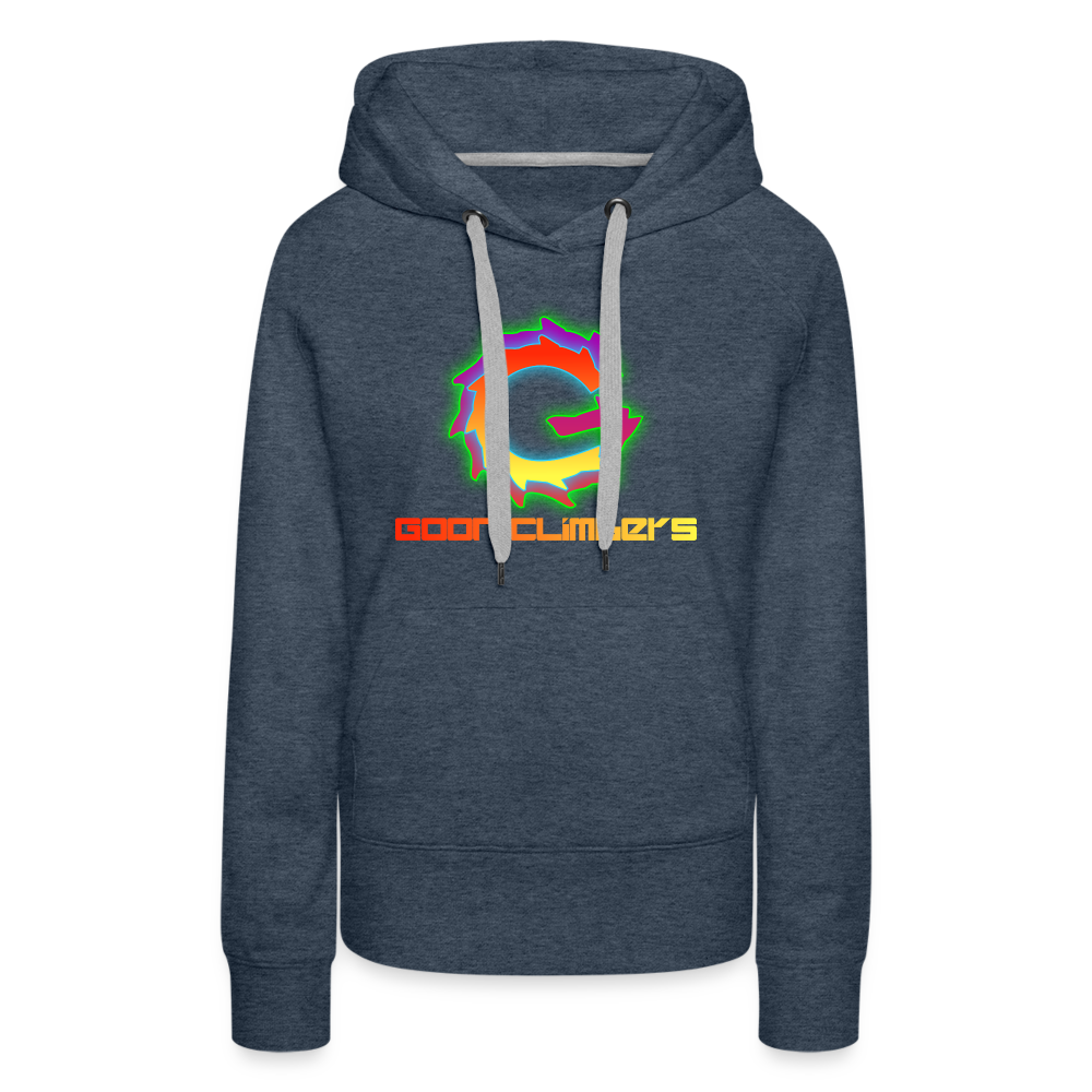Goon Climber Women’s Premium Hoodie - heather denim