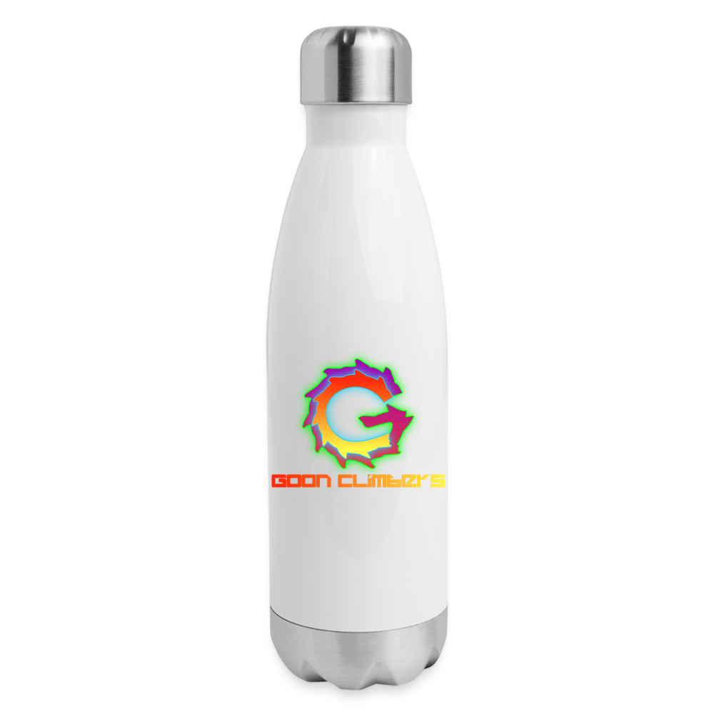 Goon Climber Steel Water Bottle - white