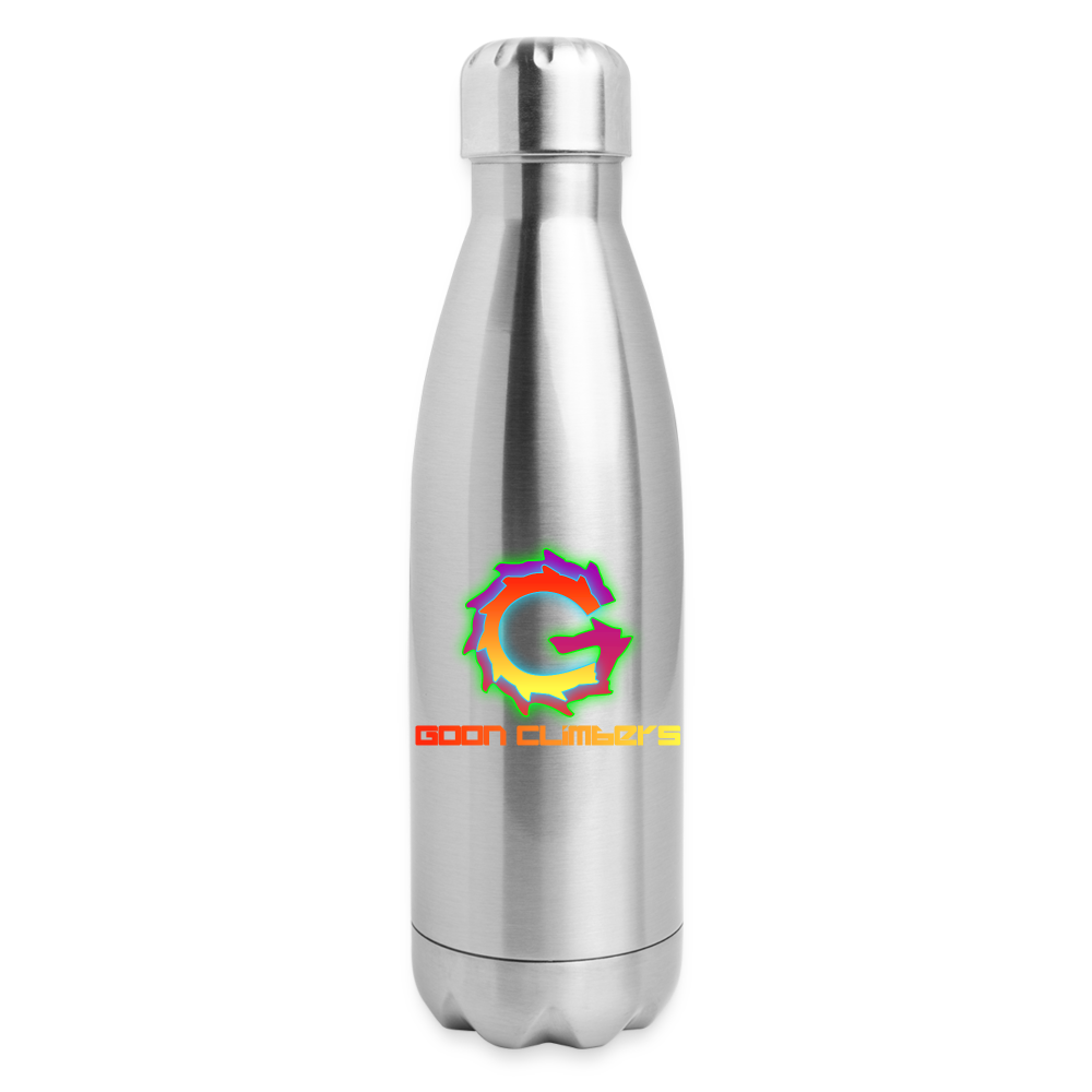 Goon Climber Steel Water Bottle - silver