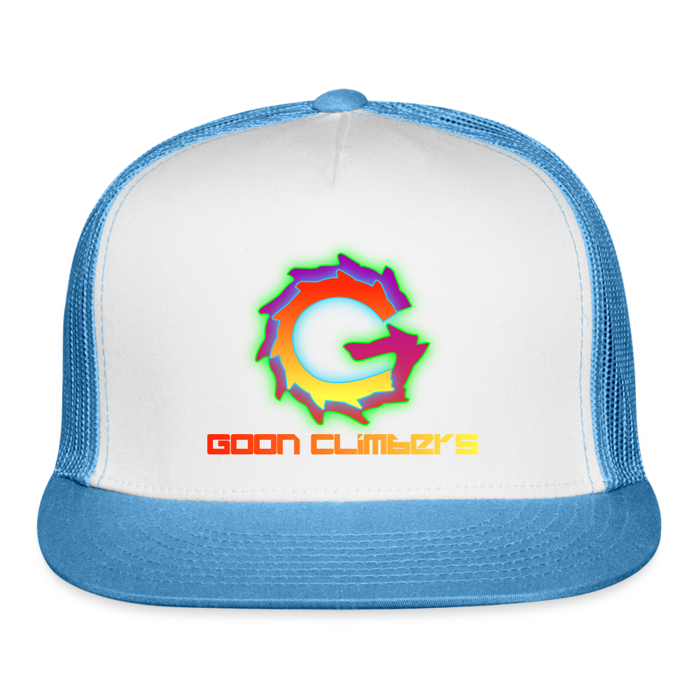 Goon Climber Trucker Snapback - white/blue