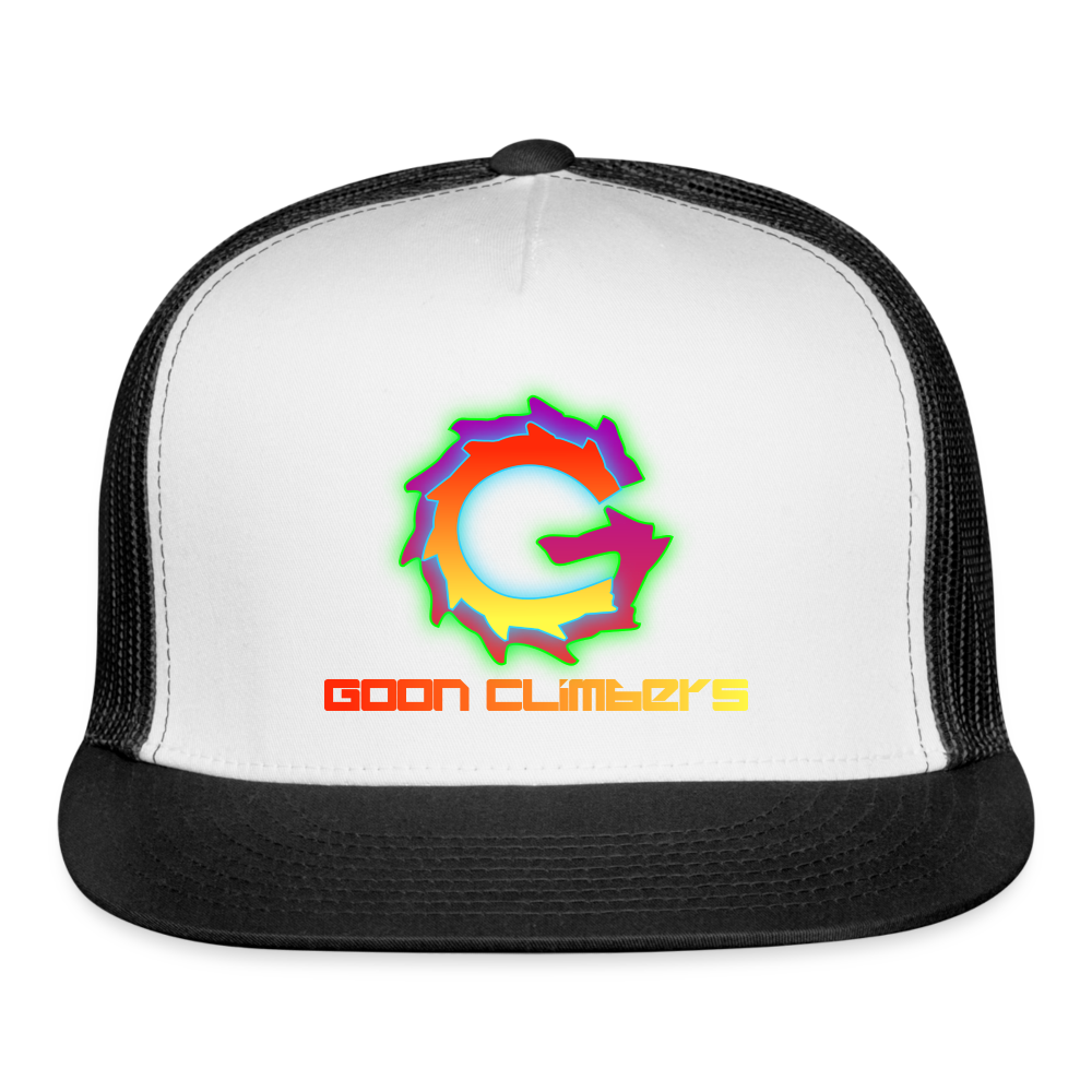 Goon Climber Trucker Snapback - white/black