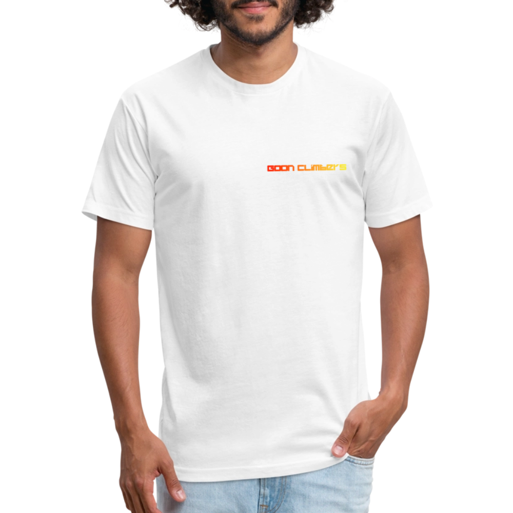 Goon Climber Fitted Cotton/Poly T-Shirt - white