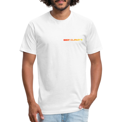 Goon Climber Fitted Cotton/Poly T-Shirt - white