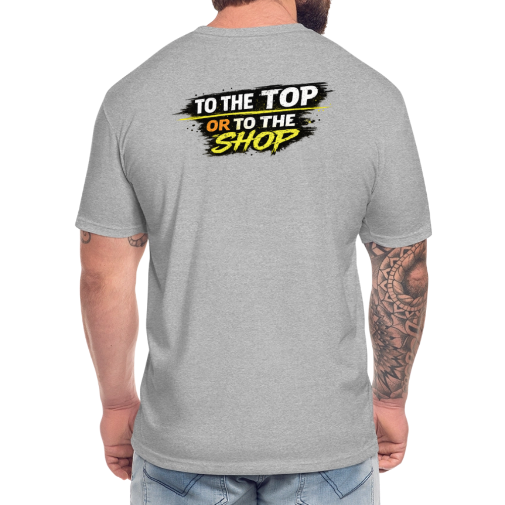 To The Top Or To The Shop - heather gray
