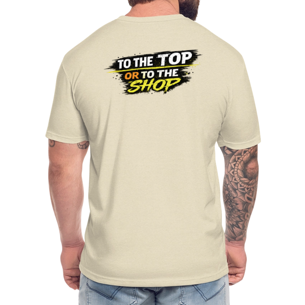 To The Top Or To The Shop - heather cream