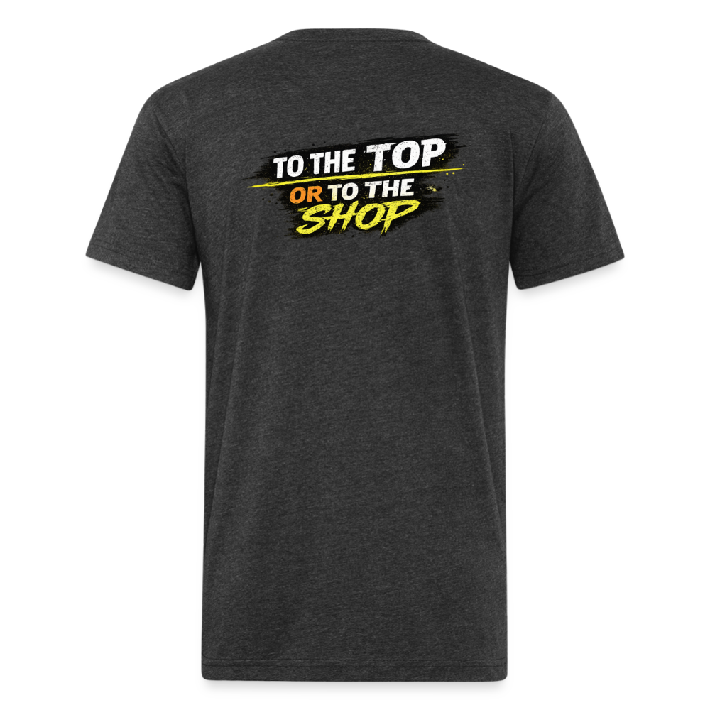To The Top Or To The Shop - heather black