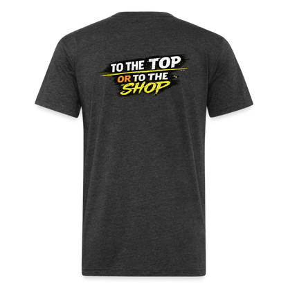 To The Top Or To The Shop - heather black