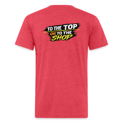 To The Top Or To The Shop - heather red