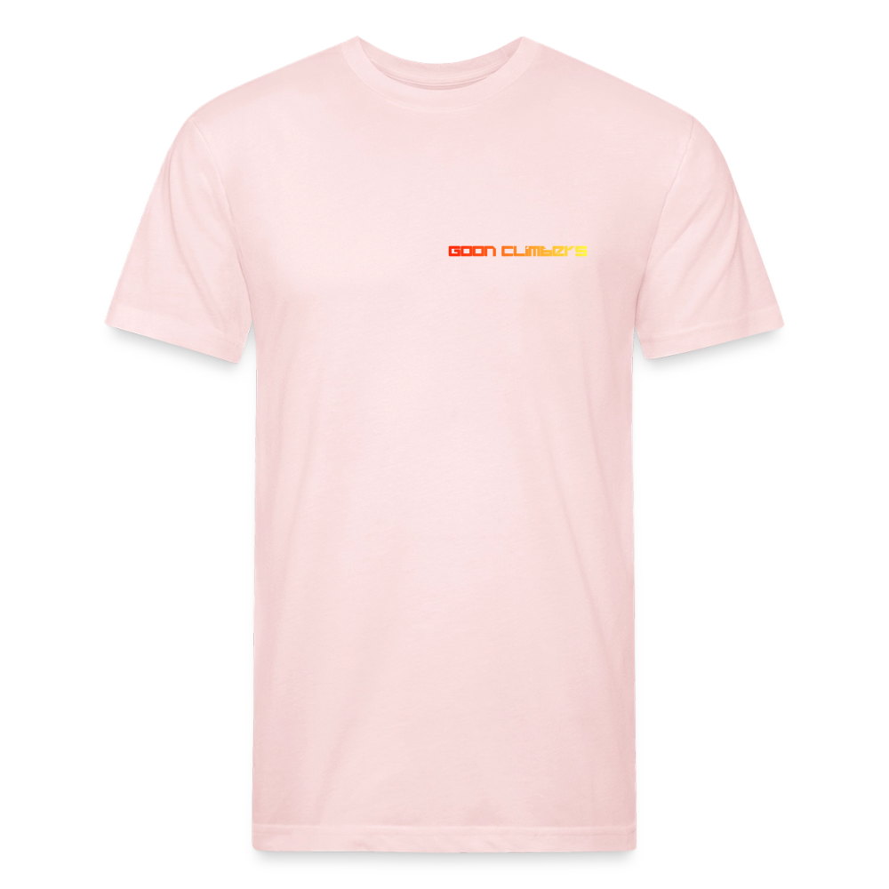 Goon Climber Fitted Cotton/Poly T-Shirt - blush pink 