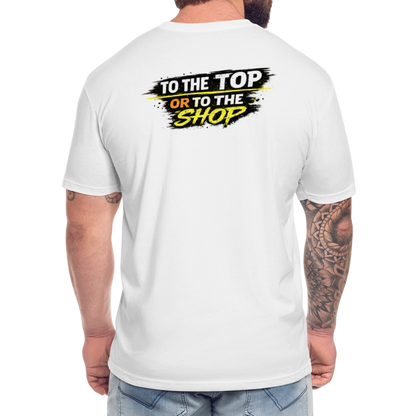 To The Top Or To The Shop - white