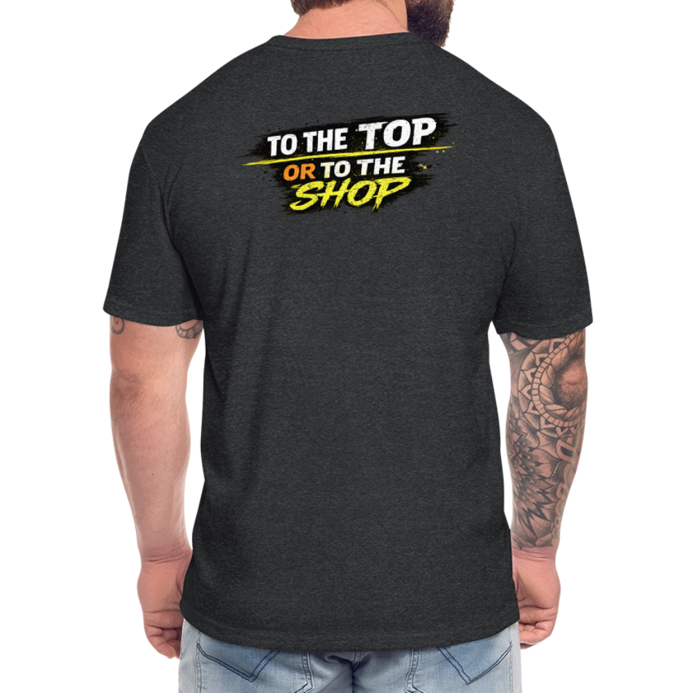 To The Top Or To The Shop - heather black