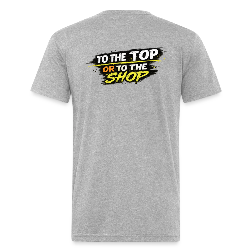 To The Top Or To The Shop - heather gray