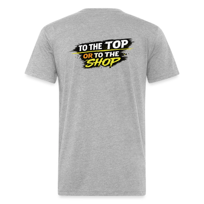 To The Top Or To The Shop - heather gray