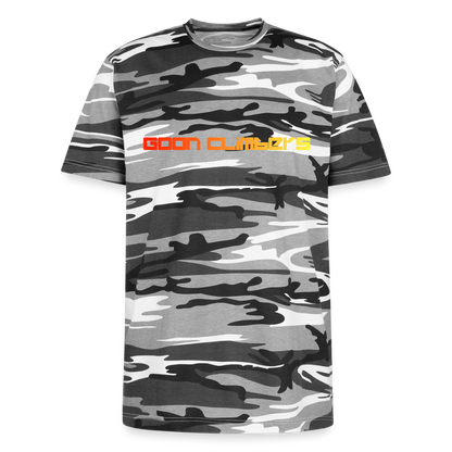 Unisex Grey Camo Tee - black camo