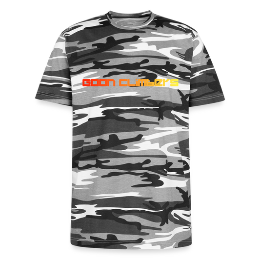 Unisex Grey Camo Tee - black camo