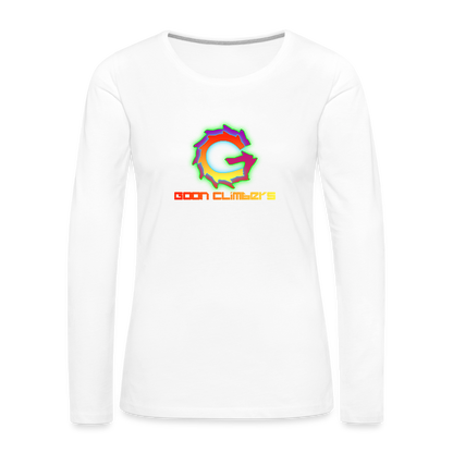 Goon Climber Women's Premium Long Sleeve T-Shirt - white
