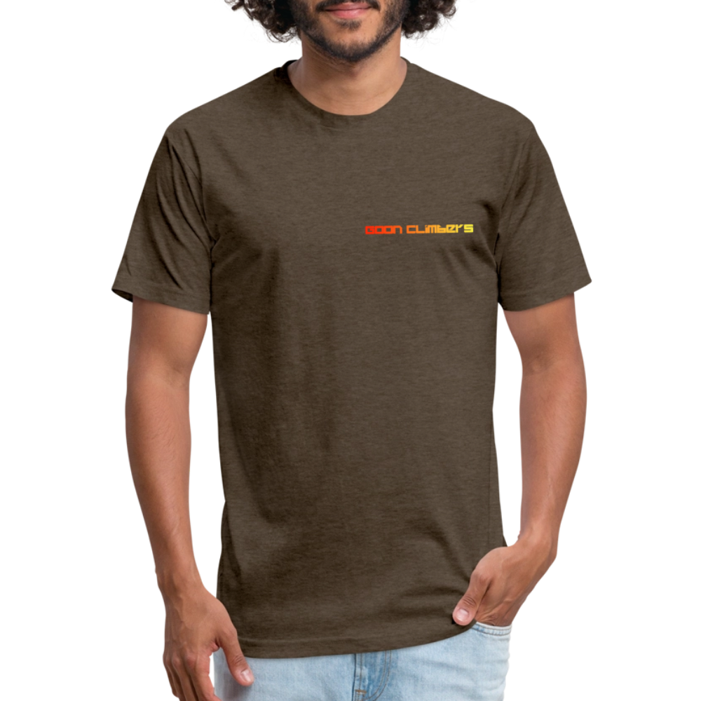 Goon Climber Fitted Cotton/Poly T-Shirt - heather espresso