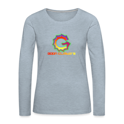 Goon Climber Women's Premium Long Sleeve T-Shirt - heather ice blue