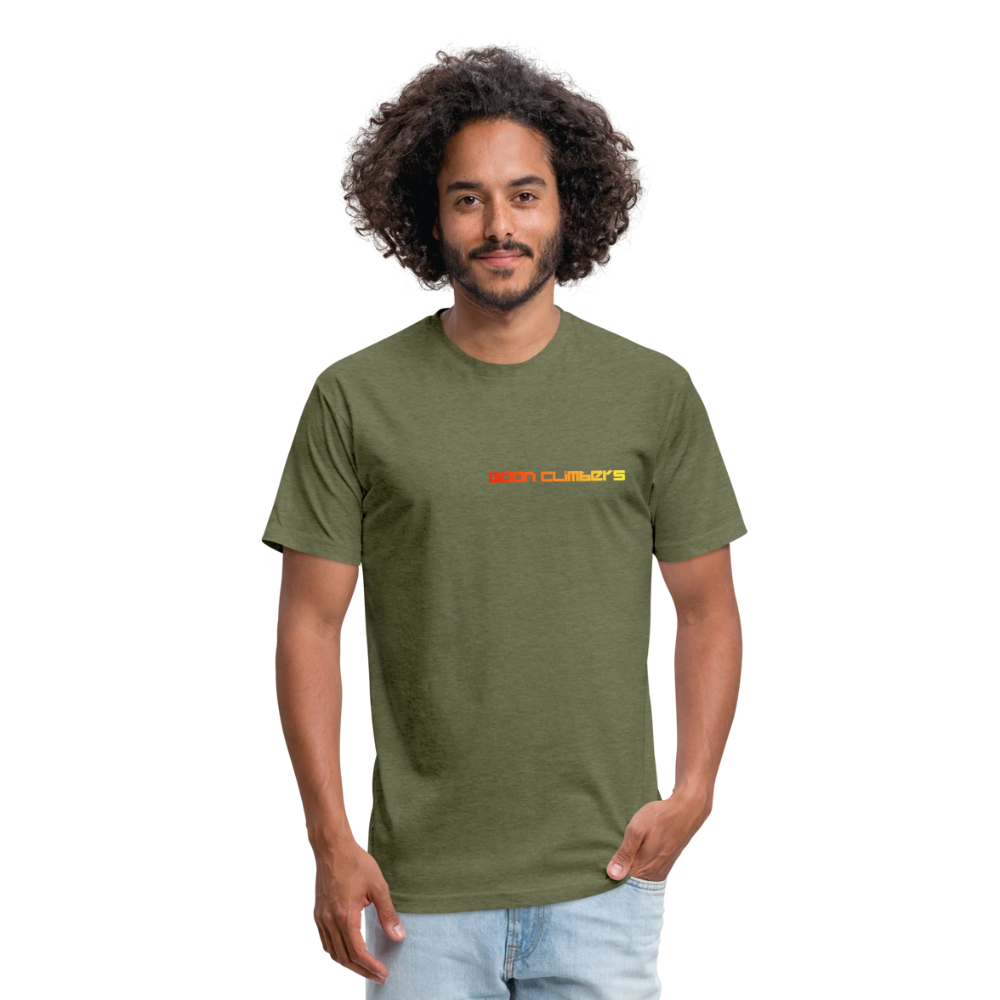 To The Top Or To The Shop - heather military green