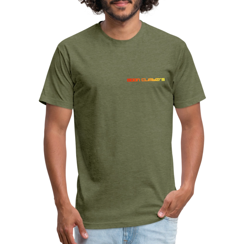 Goon Climber Fitted Cotton/Poly T-Shirt - heather military green