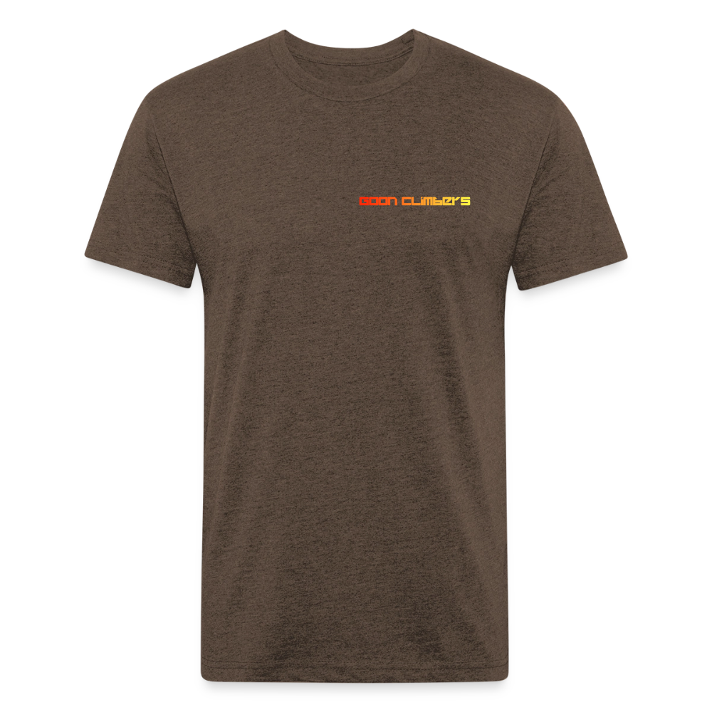 Goon Climber Fitted Cotton/Poly T-Shirt - heather espresso
