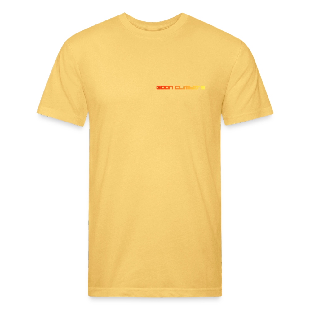 Goon Climber Fitted Cotton/Poly T-Shirt - pastel yellow