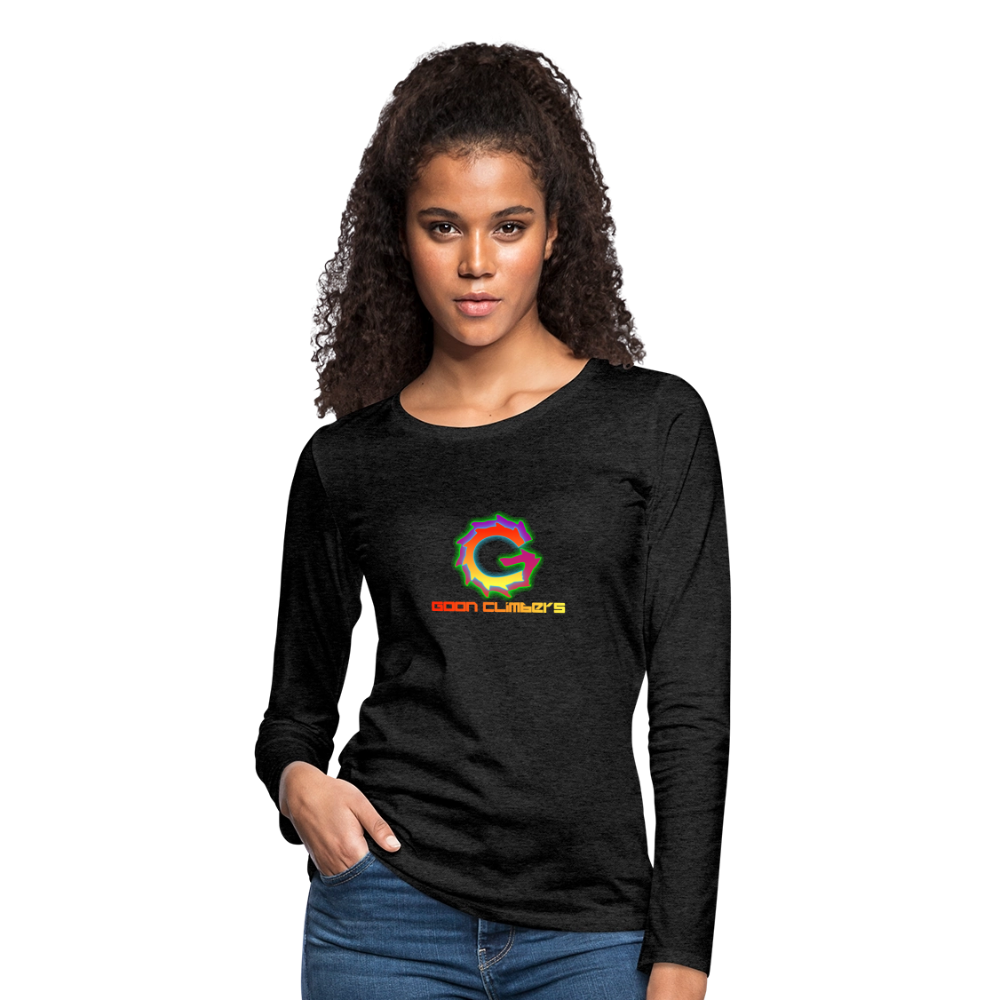 Goon Climber Women's Premium Long Sleeve T-Shirt - charcoal grey