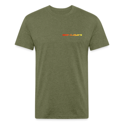 Goon Climber Fitted Cotton/Poly T-Shirt - heather military green