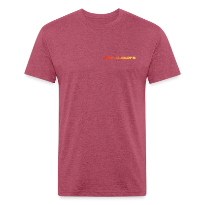 Goon Climber Fitted Cotton/Poly T-Shirt - heather burgundy