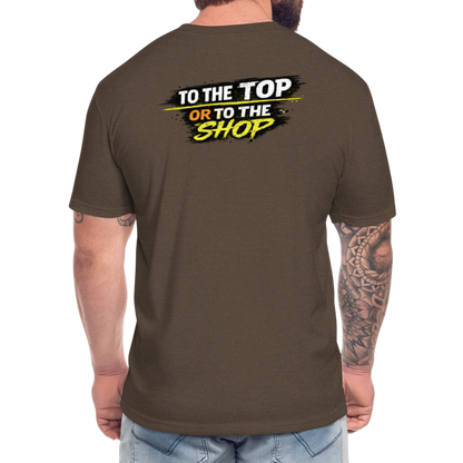 To The Top Or To The Shop - heather espresso