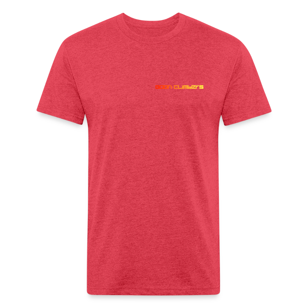 Goon Climber Fitted Cotton/Poly T-Shirt - heather red