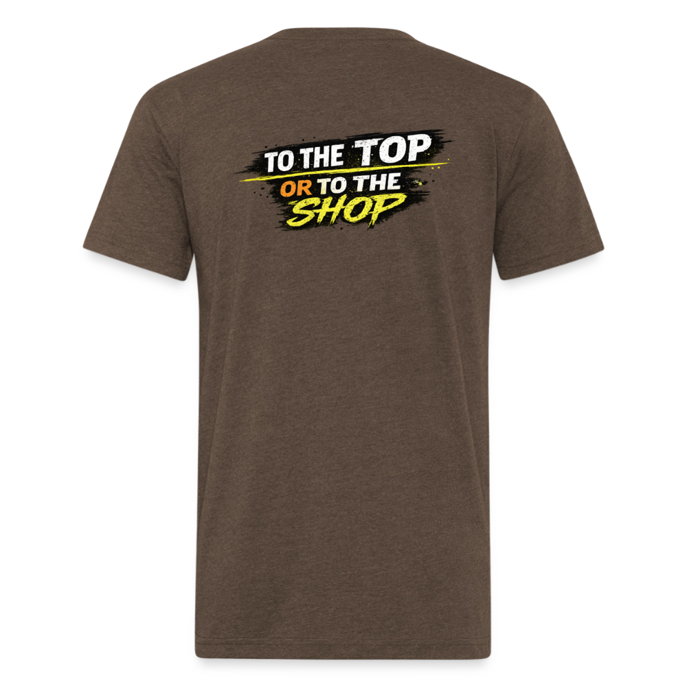 To The Top Or To The Shop - heather espresso